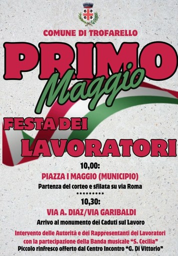 La locandina con il programma della giornata