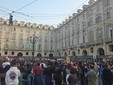 Manifestazione contro il carovita in piazza Castello