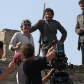 Mario Martone sul set di "Noi credevamo" girato anche a Torino