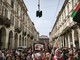 Manifestazione Pro Pal nel centro di Torino
