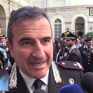 Il generale Di Stasio in visita a Bardonecchia per ringraziare il corpo dei Carabinieri