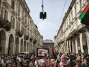 Manifestazione Pro Pal nel centro di Torino Manifestazione Pro Pal nel centro di Torino