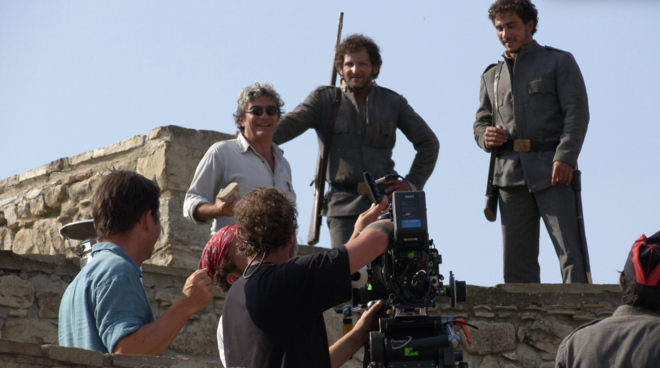 Mario Martone sul set di "Noi credevamo" girato anche a Torino Mario Martone sul set di "Noi credevamo" girato anche a Torino