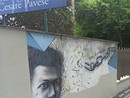 Il murales realizzato nel 2016 danneggiato (per errore) durante i lavori di ristrutturazione Il murales realizzato nel 2016 danneggiato (per errore) durante i lavori di ristrutturazione