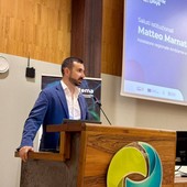 L'assessore regionale all'ambiente Matteo Marnati