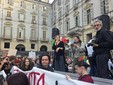 Manifestazione contro il carovita in piazza Castello