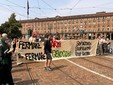 Manifestazione Pro Pal nel centro di Torino