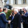 Il presidente della Repubblica Sergio Mattarella accolto da Stefano Lo Russo e Alberto Cirio