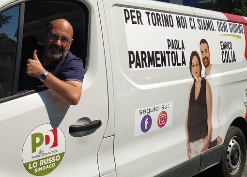 Michele Paolino in campagna elettorale (Foto di Michele Paolino - Facebook)