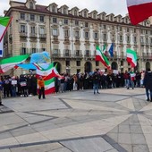 Foto d'archivio di una manifestazione contro il regime di Teheran
