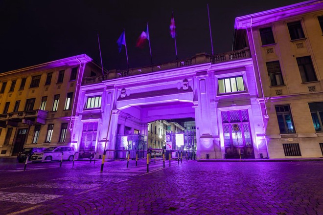 La facciata delle Molinette si colorerà di viola, così come la Mole Antonelliana