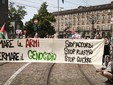 Manifestazione Pro Pal nel centro di Torino