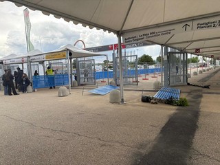 Gli effetti del maltempo a Torino Sud e al Salone del Libro