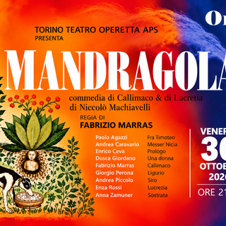 "Orbassano in scena": al teatro Sandro Pertini arriva la "Mandragola" di Machiavelli