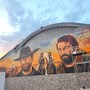 Il murale dedicato a Terence Hill e Bud Spencer Il murale dedicato a Terence Hill e Bud Spencer