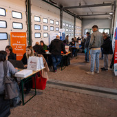 Una immagine della scorsa edizione di Moncalieri Lavora