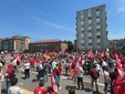 Manifestazione davanti al Grattacielo della Regione