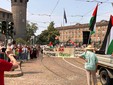 Manifestazione Pro Pal nel centro di Torino