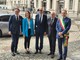 La presidente del parlamento europeo Roberta Metsola in visita a Torino