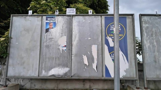 Manifesti strappati a Moncalieri: il centrodestra presenterà denuncia