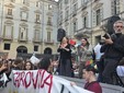 Manifestazione contro il carovita in piazza Castello