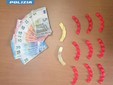 La droga recuperata dalla polizia La droga recuperata dalla polizia