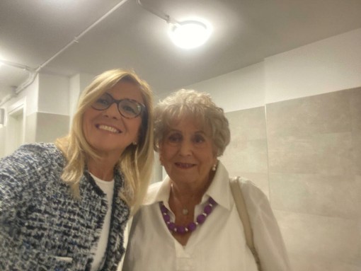 La signora Maria Ferraro con la figlia Ivana