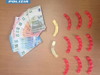 La droga recuperata dalla polizia