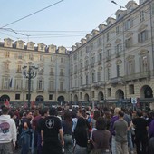 La manifestazione di ieri contro il carovita La manifestazione di ieri contro il carovita