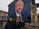 Il murale di Nichelino dedicato a Piero Angela