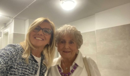 La signora Maria Ferraro con la figlia Ivana