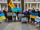 Sit in di solidarietà alla comunità ucraina dei Radicali in via Roma