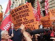 Corteo a sostegno del referendum per la Sanità Pubblica