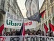 Manifestazione di solidarietà nella serata di ieri a Torino