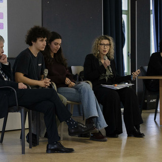 Un momento del confronto sul voto del referendum