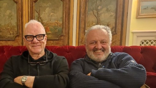 Malcolm McDowell con il direttore del TFF Steve Della Casa