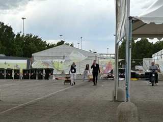 Gli effetti del maltempo a Torino Sud e al Salone del Libro