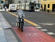 Mezzi lasciati sulle piste ciclabili di Torino