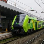 Il nuovo treno elettrico a doppio piano per la linea Torino-Milano