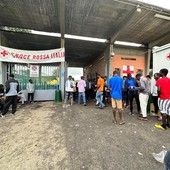 nuovi arrivi di migranti in via Traves