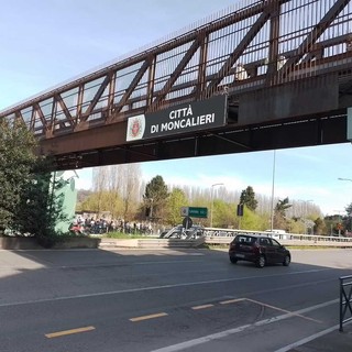 Inaugurata a Moncalieri la nuova passerella pedonale di corso Trieste