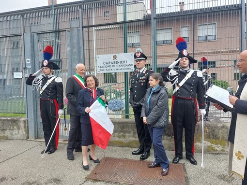Cerimonia a Carignano in memoria di Giovanni Manescotto