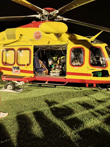 Grave incidente a Sant'Antonino di Susa: un ventenne portato in codice rosso al Cto con l'elisoccorso