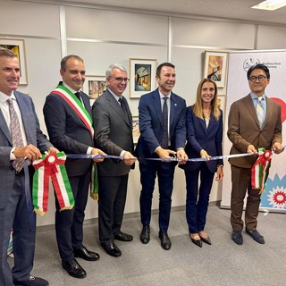 Il taglio del nastro della nuova sede del Polito Japan Hub