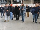 Nosiglia durante la visita allo stabilimento Embraco di Riva di Chieri