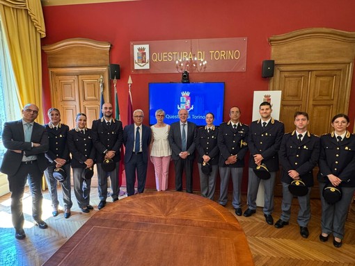 Insediati a Torino 8 nuovi funzionari della Polizia di Stato