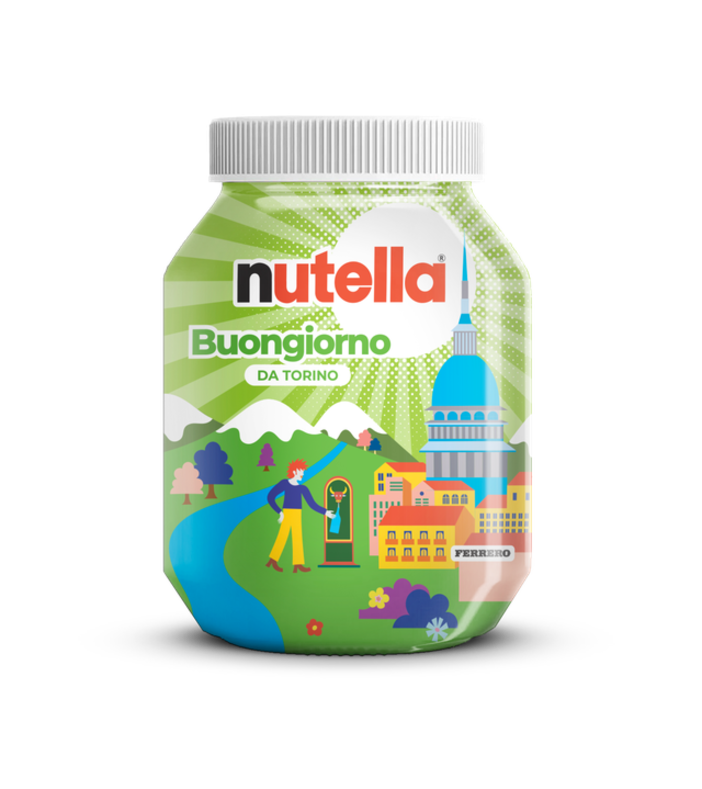 La Mole e i Toret si fanno dolci: Torino diventa un’opera d’arte sul vasetto di Nutella