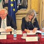 La firma del protocollo in Prefettura