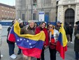 Manifestazione pro Venezuela in piazza Castello
