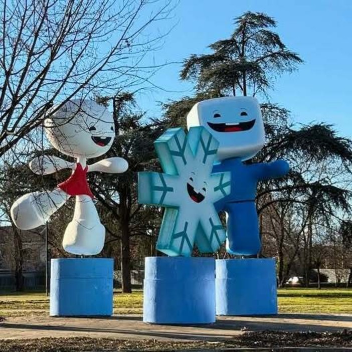 Olimpiadi, 'made in Beinasco' il restauro di Neve, Gliz e Aster